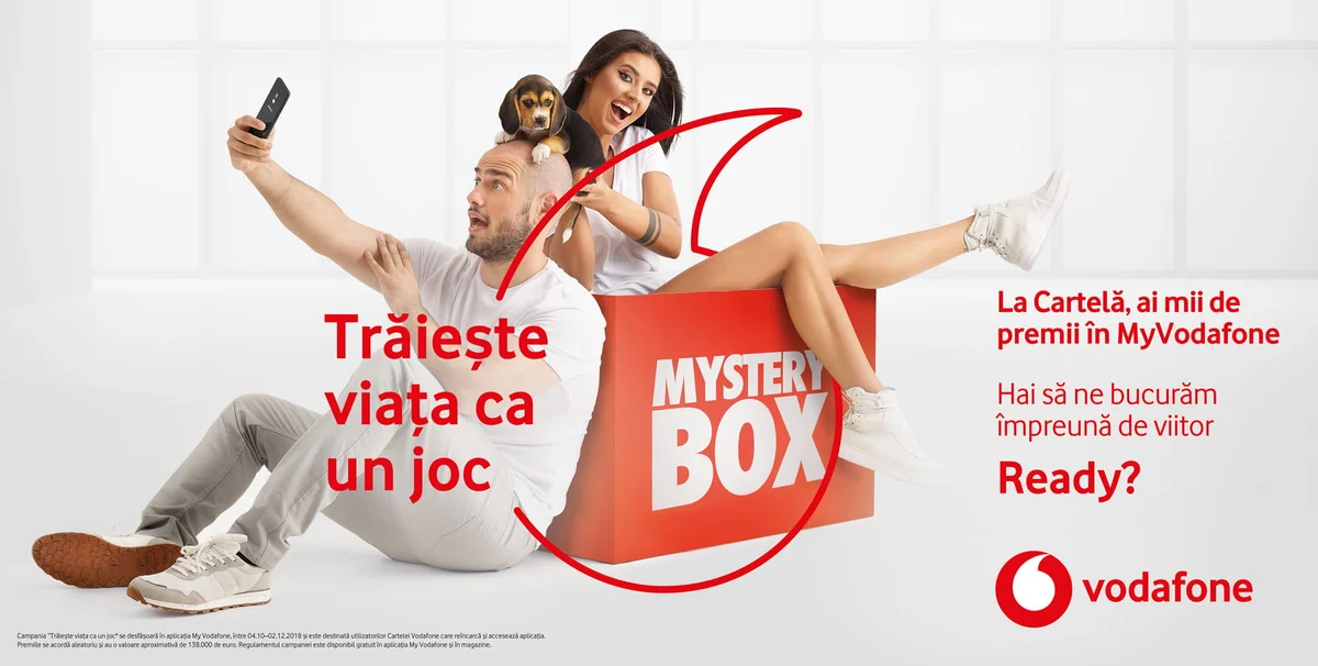 Campanie Vodafone Traieste viata ca un joc